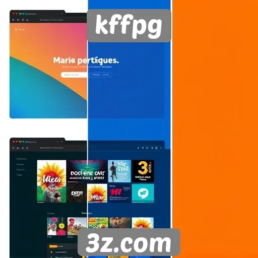 A evolução da interface do site kffpg