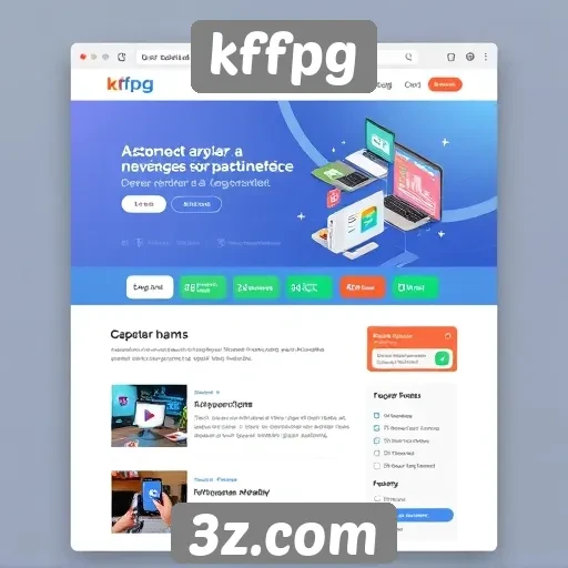 Análise da interface do site kffpg para novos usuários